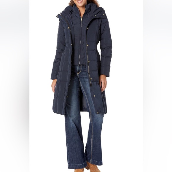Cole Haan Jackets & Blazers - Cole Haan Women's Dark Blue Puffer Coat